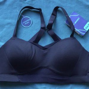 NWT 30A/B Brooks FineForm Sports Bra in Black